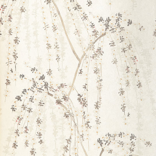 Weeping Blossom White T24454 by Thibaut Wallpaper Thibaut Wallpaper Weeping Blossom White T24454Wallpaper YUTORI Non Woven UNITED KINGDOM </p><p>Repeat: H: , V: 64.5 27 - Fabric Carolina -