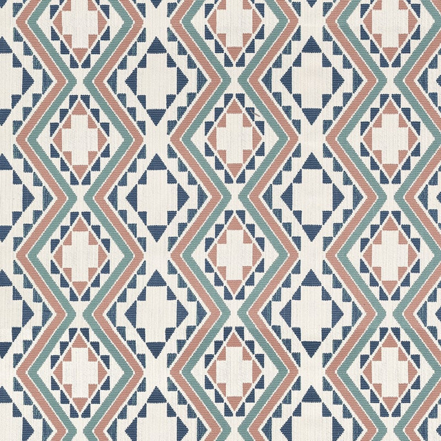 Sagamore Clay and Navy W711114 by Thibaut Fabric Thibaut Fabric Sagamore Clay and Navy W711114Fabric ACADIA 100% Polyester (UV) UNITED STATES </p><p>Repeat: H: 12, V: 9.25 54 - Fabric Carolina -