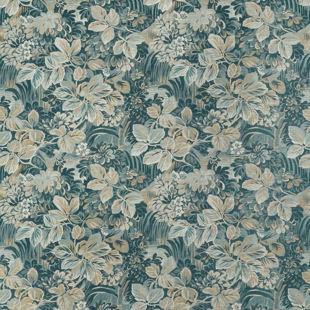 Night Garden Spa Blue F910533 by Thibaut Fabric Thibaut Fabric Night Garden Spa Blue F910533Fabric BOXWOOD FABRIC BOOK 100% Linen UNITED KINGDOM </p><p>Repeat: H: 27, V: 28 54 - Fabric Carolina -