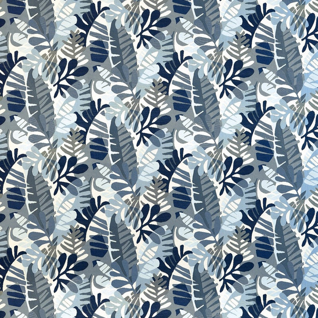 Ipanema Navy and Sky W81794 by Thibaut Fabric Thibaut Fabric Ipanema Navy and Sky W81794Fabric ACADIA 100% Polypropylene (UV) ITALY </p><p>Repeat: H: 27, V: 17 54 - Fabric Carolina -