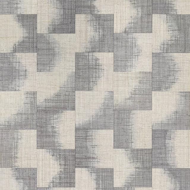 Raffia Squares Graphite T24430 by Thibaut Wallpaper Thibaut Wallpaper Raffia Squares Graphite T24430Wallpaper YUTORI Raffia on Non Woven KOREA, REPUBLIC OF </p><p>Repeat: H: , V: 28 36 - Fabric Carolina -