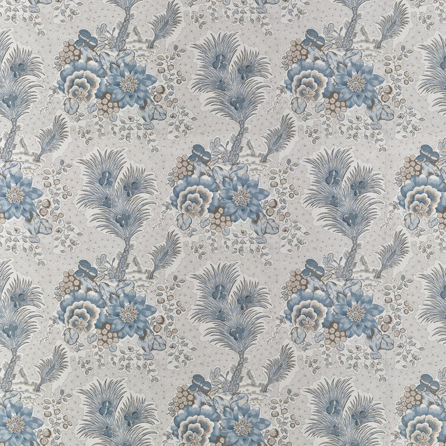 Drexel Hill Spa Blue by Anna French Fabric Anna French Fabric Drexel Hill Spa BlueFabric CLERMONT FABRIC BOOK 100% Linen UNITED KINGDOM </p><p>Repeat: H: 27, V: 27 54  - Fabric Carolina -