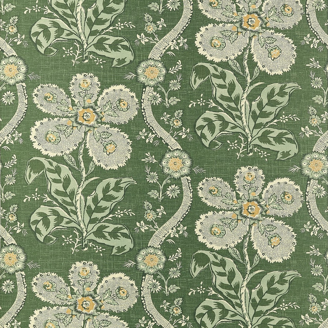 St. Gilles Green by Anna French Wallpaper Anna French Wallpaper St. Gilles GreenWallpaper CLERMONT Non Woven UNITED KINGDOM </p><p>Repeat: H: , V: 15.5 27  - Fabric Carolina -