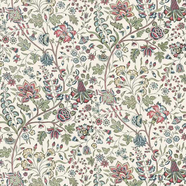 Francois Red and Blue by Anna French Wallpaper Anna French Wallpaper Francois Red and BlueWallpaper CLERMONT Non Woven UNITED STATES </p><p>Repeat: H: , V: 47.75 27  - Fabric Carolina -