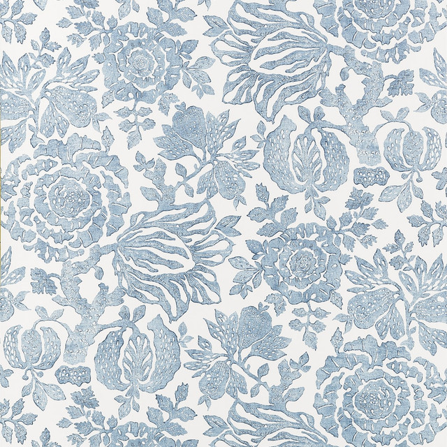 Sigourney Blue by Anna French Wallpaper Anna French Wallpaper Sigourney BlueWallpaper CLERMONT Non Woven UNITED STATES </p><p>Repeat: H: , V: 24 27  - Fabric Carolina -
