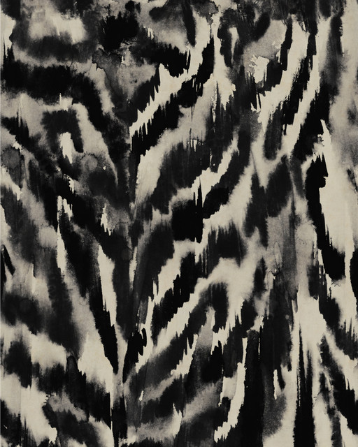 ZEBRATO Nero Wallpaper (WP30212) by Mind The Gap | WP30212 | LA DOLCE VITA | 1 roll x 52 x 1000 cm / 20.5 x 393.7in | 0.52m / 20.5in | 10m / 393.7in | 5.20sqm / 55.9sq ft | 80cm / 31.4in | Grey, Charcoal | Non-woven Satin | Paste the wall | 1-roll in a box | Fabric Carolina | https://www.fabriccarolina.com/