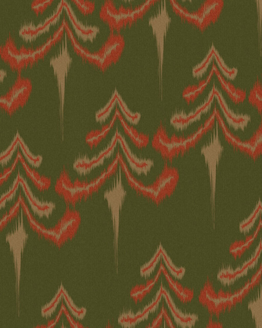 ALPINE Juniper Wallpaper (WP30145) by Mind The Gap | WP30145 | TYROL APRES-SKI | 1 roll x 52x1000 cm / 20.5x393.7 in | 0.52m / 20.5in | 10m / 393.7in | 5.20sqm / 55.9sq ft | 50cm / 19.6in | Taupe, Green, Red | Non-woven Satin | Paste the wall | 1-roll in a box | Fabric Carolina | https://www.fabriccarolina.com/