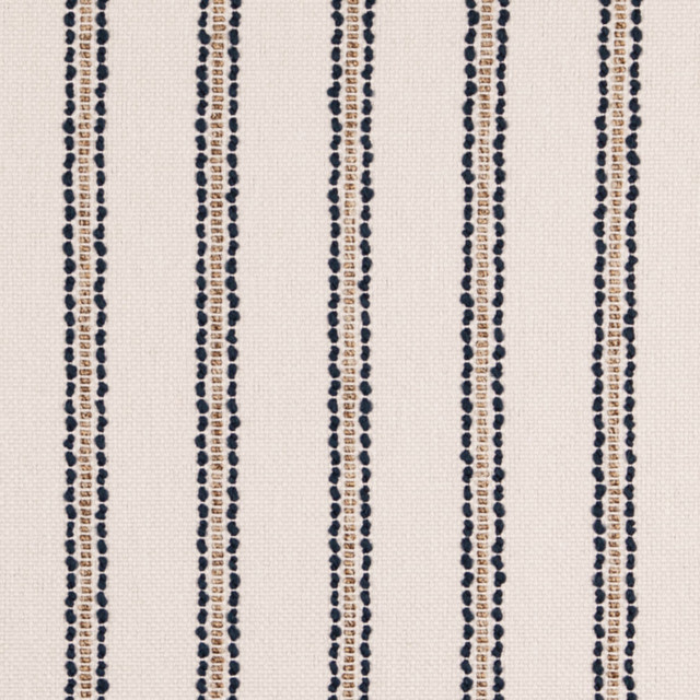 Value Stripes Navy D5087 by Charlotte Fabrics Fabric Charlotte Fabrics Fabric Value Stripes 98% Polypropylene, 2% Polyester USA Horizontal 1.75" 54"  - Fabric Carolina -