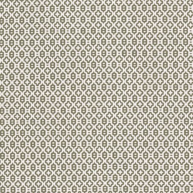 Polka 2 Olive by Stout Fabric