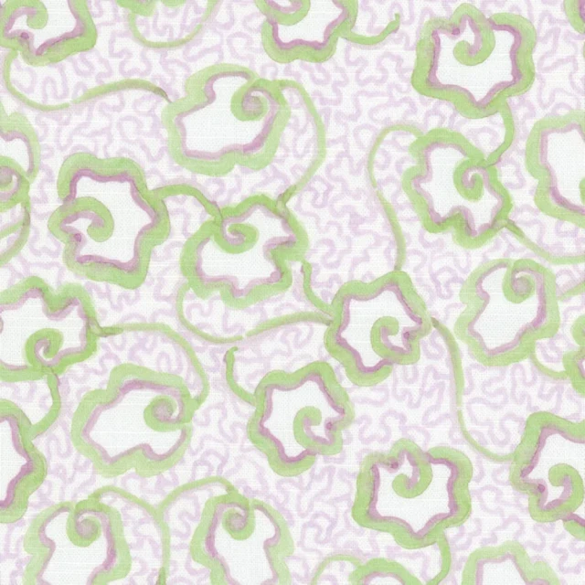 7903 Waterlily 3 Lilac by Aoc Fabric