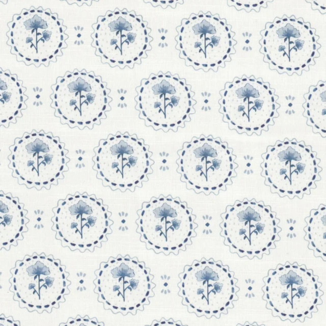 7912 Orchard 2 Chambray by Aoc Fabric