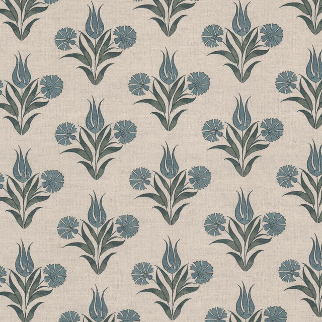 Tailspin 2 Teal by Stout Fabric