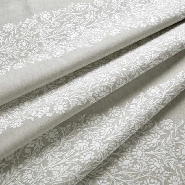 7931 Blackthorn Woven Stripe 1 Hemp by Wmah Fabric
