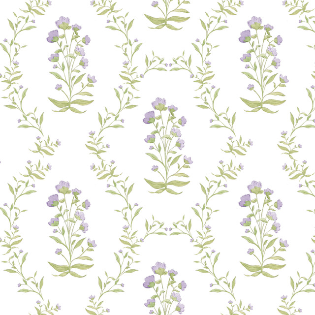W7907 Perennials 4 Wisteria by Aoc Wallcovering
