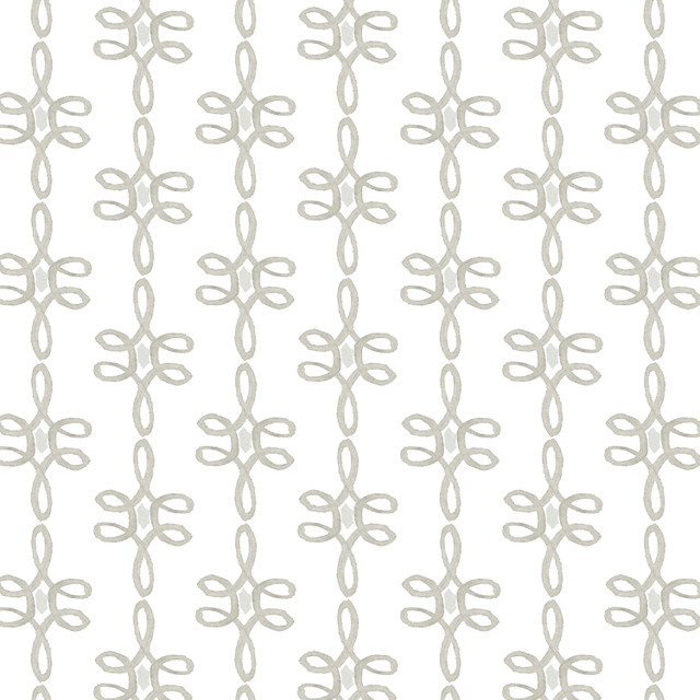 W7909 Spiral 1 Stone by Aoc Wallcovering