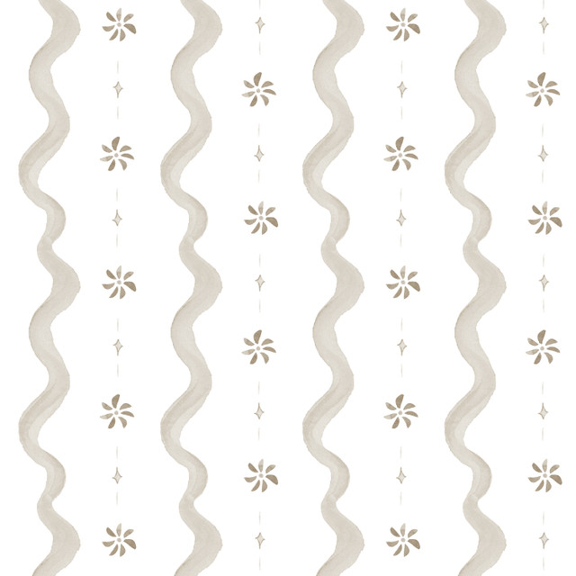W7910 Billow 1 Stone by Aoc Wallcovering