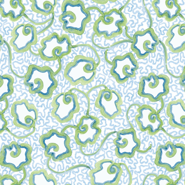 W7903 Waterlily 4 Spring by Aoc Wallcovering