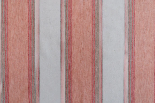 Brindisi Melon by Roth & Tompkins Fabric - 40% Polyester, 35% Cotton, 25% Linen - India - 100,000 - H: 9" - 54" - Fabric Carolina -