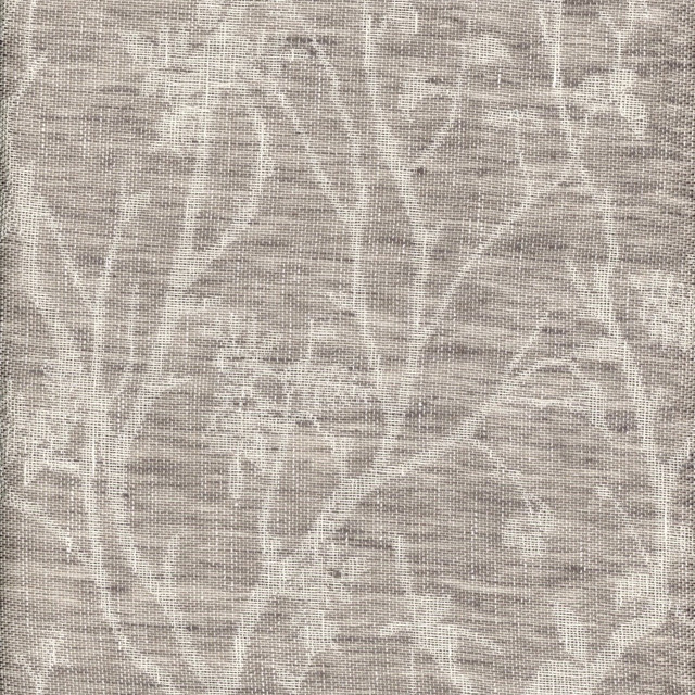 Isadora Ash by Heritage Fabric - 36% Linen 35% Polyester 29% Cotton - India - V: 14.5"  H: 13.5" - 54" - Fabric Carolina -
