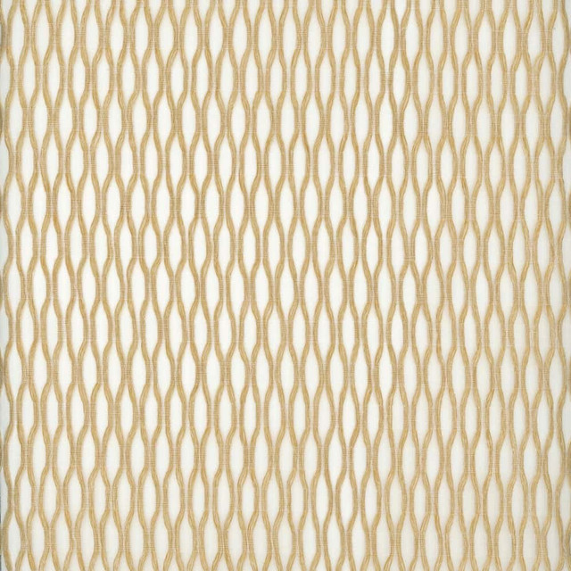 Ogee Old Gold by Heritage Fabric - 100% Polyester - Turkey - V: .5"  H: 1.25" - 118" - Fabric Carolina -