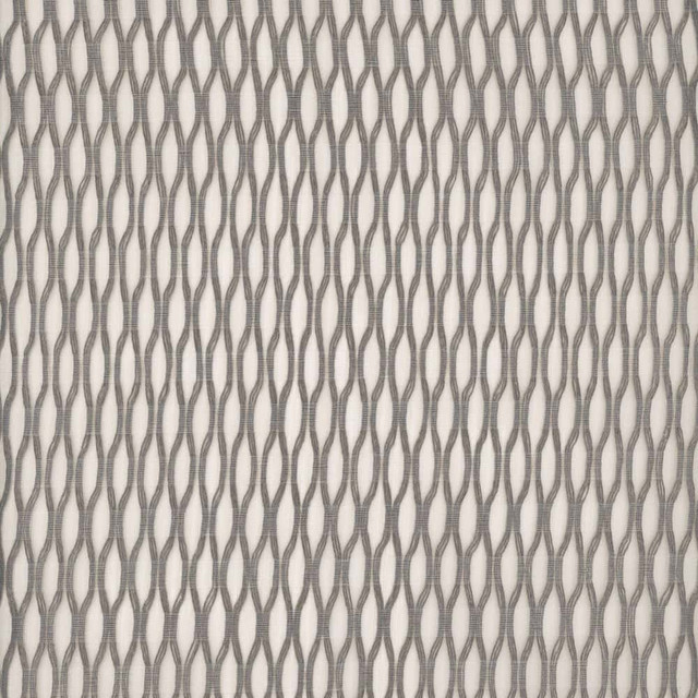 Ogee Charcoal by Heritage Fabric - 100% Polyester - Turkey - V: .5"  H: 1.25" - 118" - Fabric Carolina -