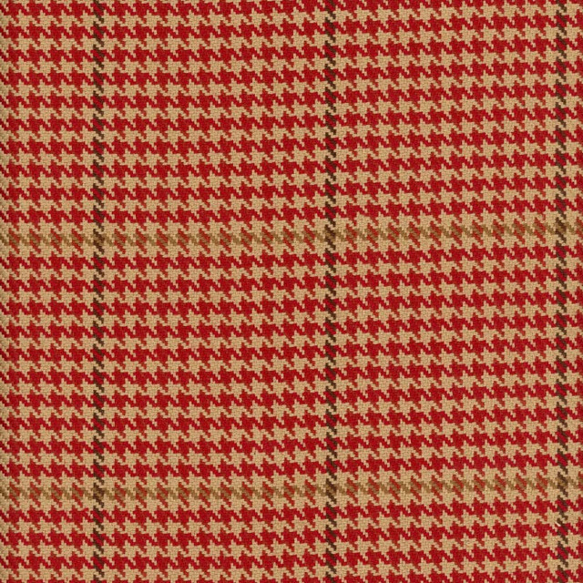 Pembrook Cardinal by Roth & Tompkins Fabric - 100% Cotton - India - 0-15,000 double rubs - V: 3.25"  H: 3.5" - 54" - Fabric Carolina -