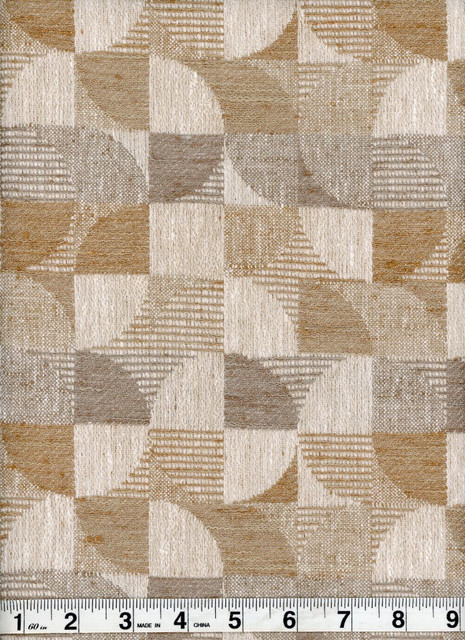 Prospect Sand by Heritage Fabric - 86% Polyester; 14% Cotton - India - 15,001-30,000 double rubs - V: 8  H: 6.75 - 54" - Fabric Carolina -