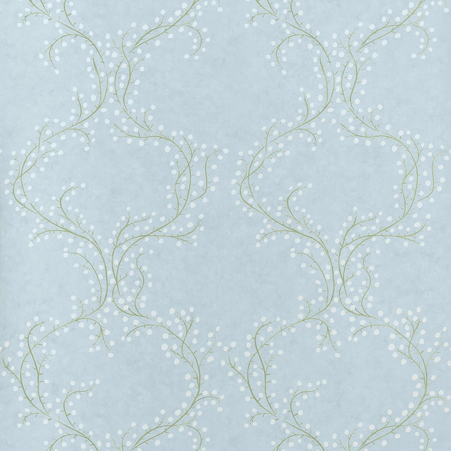 Markle Trail Spa Blue T14641 by Thibaut Wallpaper Thibaut Wallpaper Markle Trail Spa Blue T14641Wallpaper FAIRHAVEN Non Woven Repeat: H: , V: 24 27 - Fabric Carolina -