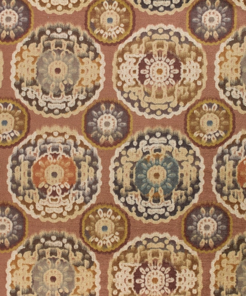 Giotto 1 Cinnamon by Barrow Industries Fabric AB262 Florentine 100% POLYESTER India 48,000 DOUBLE RUBS Repeat: Horizontal: 13 3/4" and Vertical: 13 3/4" 58" - Fabric Carolina -