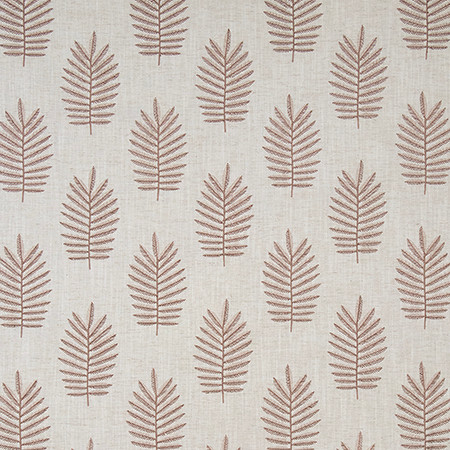 Autumn Fern Wisteria by Carole Designer Fabric Sunlit Serenity Base: 82% POLYESTER, 11% COTTON, 7% LINEN Embr: 100% VISCOSE INDIA 75,000 Wyzenbeek Double Rubs 8 3/4" V , 9 1/4" H 55*" Carole Fabrics Fabric - Swanky Fabrics -