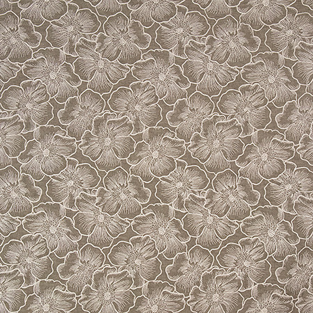 Create Harmony Mushroom 1105811001 by Carole Exclusive Designer Natural Harmony Base: 42% POLYESTER FIL, 29% SPUN POLYESTER, 29% SPUN COTTON Embr: 79% VISCOSE FIL, 21% SPUN POLYESTER INDIA 18 7/8" V , 13" H 52*" Carole Fabrics Fabric - Swanky Fabrics -