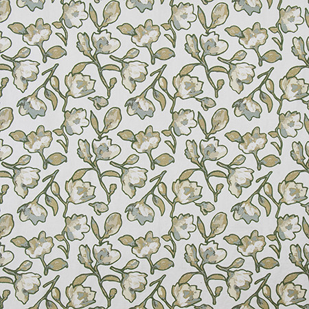 Enduring Beauty Leaf 1751211000 by Carole Exclusive Designer Verdant Vision Base: 60% LINEN, 40% COTTON Embr: 56.2% LINEN, 36.6% COTTON, 7.2% VISCOSE INDIA 25,600 Wyzenbeek Double Rubs 13" V , 13 1/2" H 56*" Carole Fabrics Fabric - Swanky Fabrics -