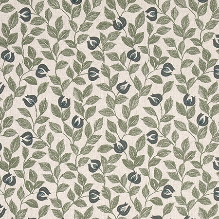 Mini Bud Moss by Carole Designer Fabric La Petite 100% COTTON SPAIN 45,000 Martindale Circular Rubs 10 3/4" V, 10 7/8" H 55" Carole Fabrics Fabric - Swanky Fabrics -
