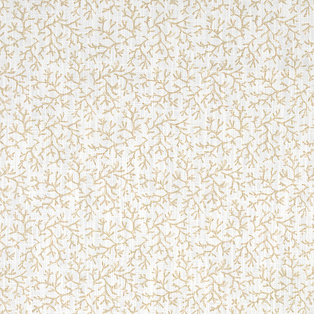 Petite Coral Tan by Carole Designer Fabric La Petite 100% COTTON PAKISTAN 30,000 Wyzenbeek Double Rubs 6 1/4" V, 6 3/4"H 54" Carole Fabrics Fabric - Swanky Fabrics -