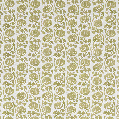 Petite Petals Olive by Carole Designer Fabric La Petite 85% COTTON, 15% LINEN SPAIN 45,000 Martindale Circular Rubs 3 3/8" V, 3" H 55" Carole Fabrics Fabric - Swanky Fabrics -