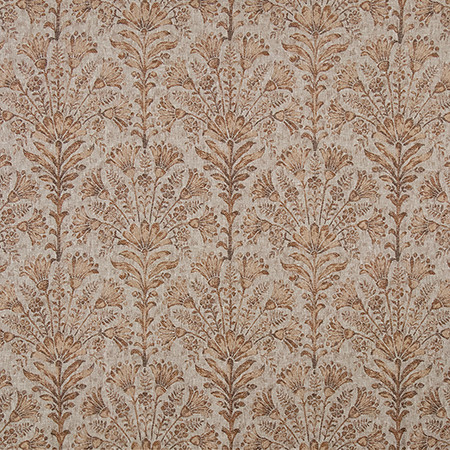 Picturesque Rust 5580011001 by Carole Exclusive Designer Archival Influences 87% POLYESTER, 13% COTTON INDIA 15 3/4" V, 13 3/8"H 57 3/4" Carole Fabrics Fabric - Swanky Fabrics -
