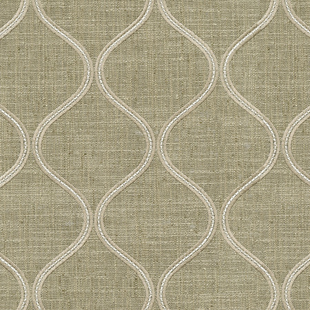 Raise A Glass Flaxen by Carole Designer Fabric Simplicity By Design 7th Generation Base: 100% Polyester Embr: 80% Rayon, 20% Polyester India 51,000 Wyzenbeek Double Rubs 6 1/8" V, 5 1/4" H 52.5*" Carole Fabrics Fabric - Swanky Fabrics -