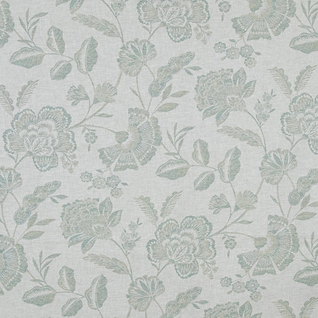Stories To Tell Sea Green 6713911002 by Carole Exclusive Designer Archival Influences 57% SPUN POLYESTER, 43% SPUN COTTON INDIA 6,000 Wyzenbeek Double Rubs 12 5/8" V, 14 1/4" H 54" Carole Fabrics Fabric - Swanky Fabrics -