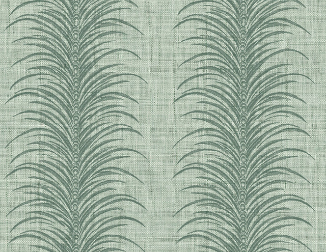 Aruna Cool Grass AG61104 by Seabrook Designs Wallpaper Bali Tropical 20 oz. Type II Vinyl United States 60.75 sq ft 27" Seabrook Wallpaper - Fabric Carolina -