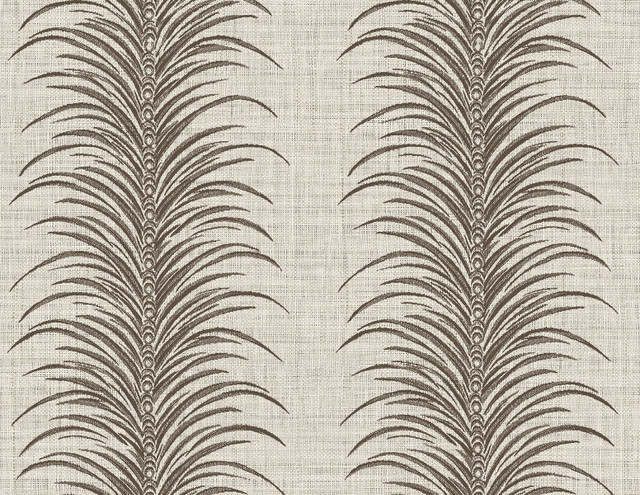 Aruna Coffee AG61106 by Seabrook Designs Wallpaper Bali Tropical 20 oz. Type II Vinyl United States 60.75 sq ft 27" Seabrook Wallpaper - Fabric Carolina -
