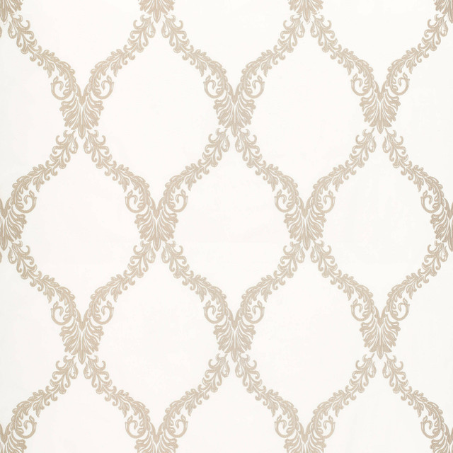 Olbia Embroidery Off White AF26143 by Anna French Fabric