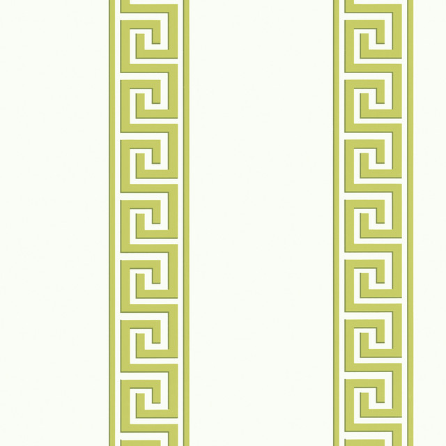 Andreas Stripe Green T14240 by Thibaut Wallpaper