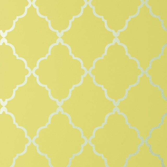 Klein Trellis Citron AT6056 by Anna French Wallpaper