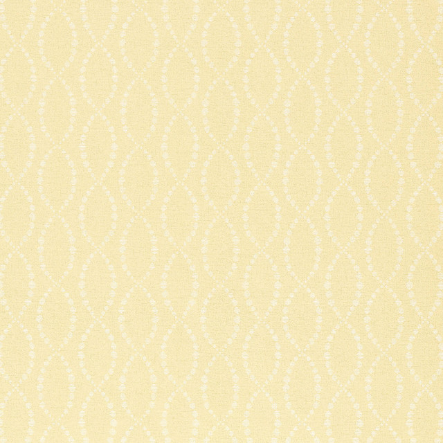 Pearl Trellis Yellow T1892 by Thibaut Wallpaper