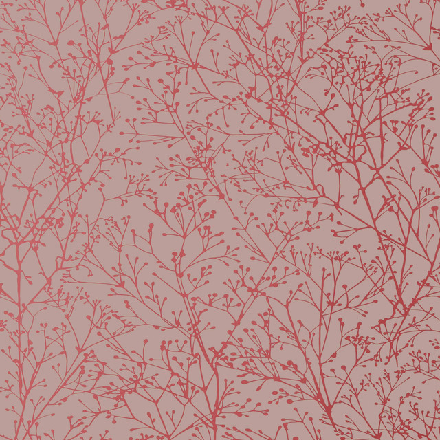 Zola Pink on Grey AT34123 by Anna French Wallpaper