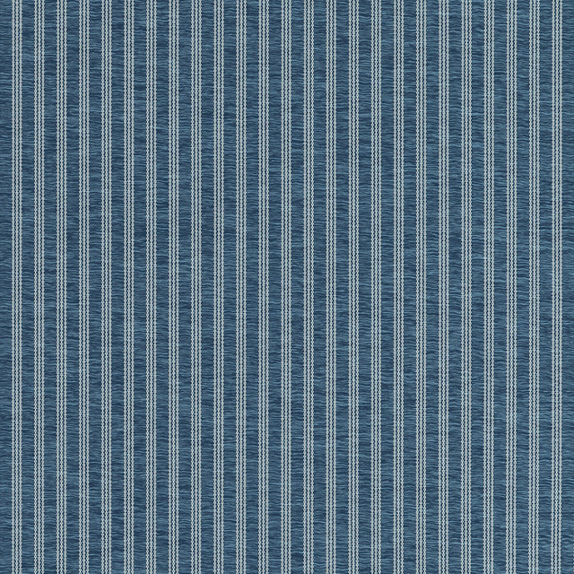 Salem Stripe Navy W9139 by Thibaut Fabric