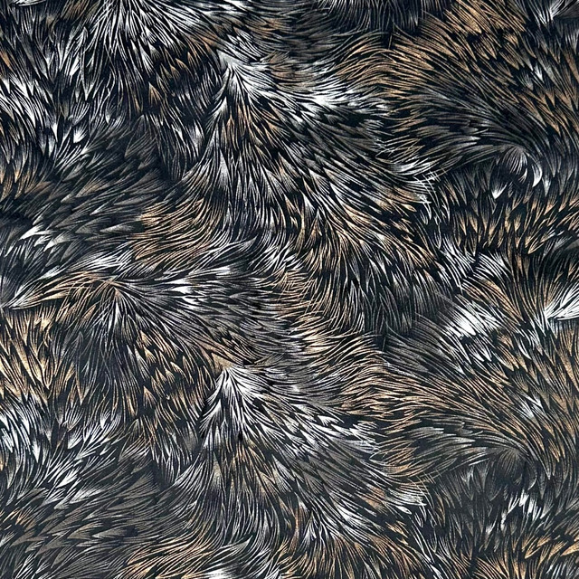 Lustre Pure Black by Europatex Fabric