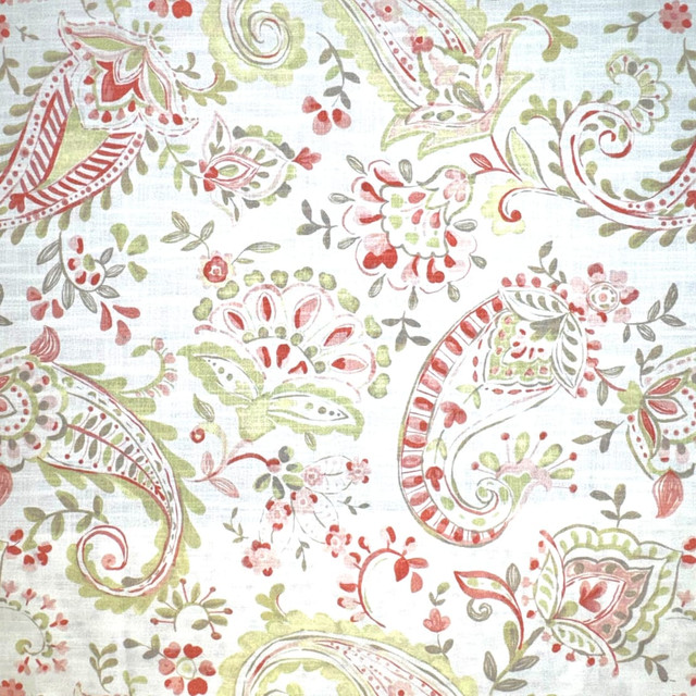 Sezincote Chitra Rhubarb by Europatex Fabric