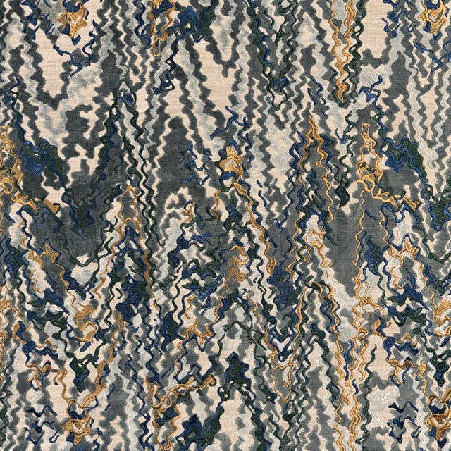 Rhodes Nile by Magnolia Designer Fabric Required Minimum Quantity Purchase: 2 yards Content: 40% VIS, 39% COT, 21% POLY Origin: INDIA Performance: Repeat: Horizontal: 16.75 and Vertical: 18.75 Width: 50 Uses: Multipurpose, Upholstery