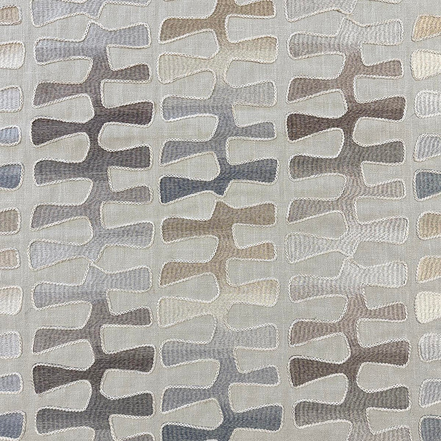 Springs Bedrock by Magnolia Designer Fabric Required Minimum Quantity Purchase: 2 yards Content: 70% POLY, 20% VIS, 10% LINEN Origin: CHINA Performance: 8,000 Repeat: Horizontal: 12.25 and Vertical: 11.75 Width: EMB 48.5 Uses: Drapery, Multipurpose, Upholstery